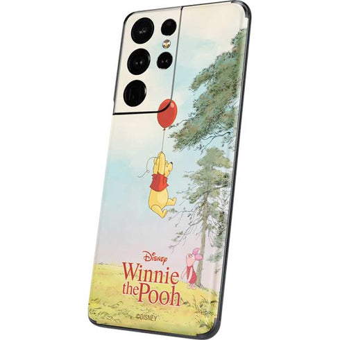Disney Winnie the Pooh Red Ballon Galaxy S21 Ultra 5G Skin
